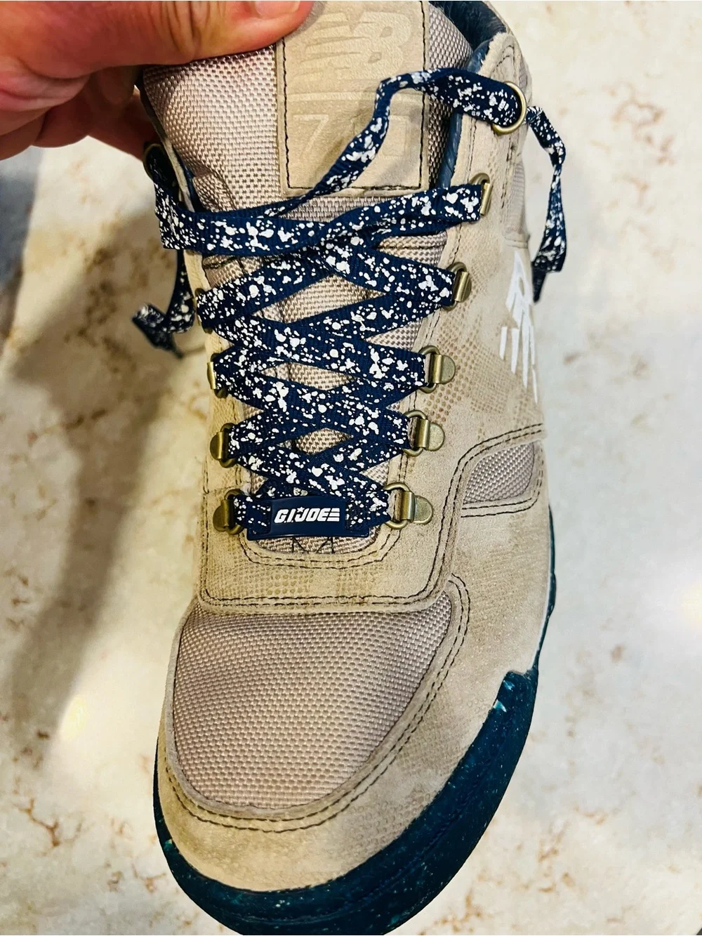 New Balance GI Joe Men’s Beige Hiking Shoes - Casual Trail Sneakers